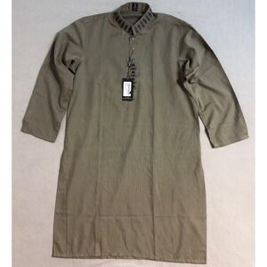 NWT Junaid Jamshed Menswear Kurta Medium Embroidered Neck